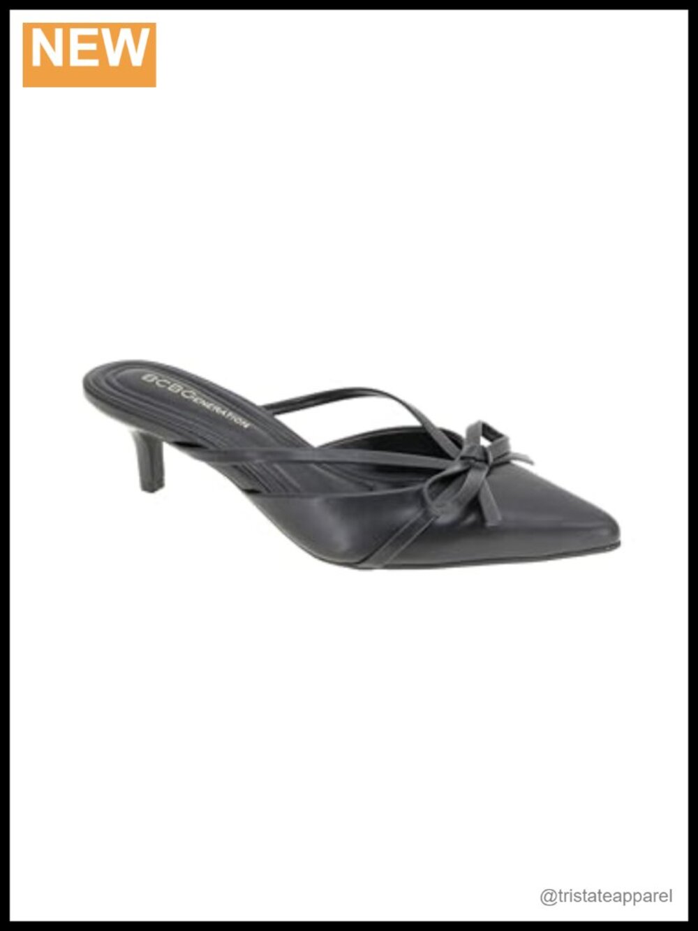 Kitten Heel Pointed Toe Pump Comfortable Slip On Formal Evening Shoe